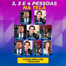 Carregar imagem no visualizador da galeria, 2,3 e 4 Pessoas na tela (No mesmo preset)