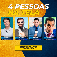 Carregar imagem no visualizador da galeria, 4 pessoas na tela