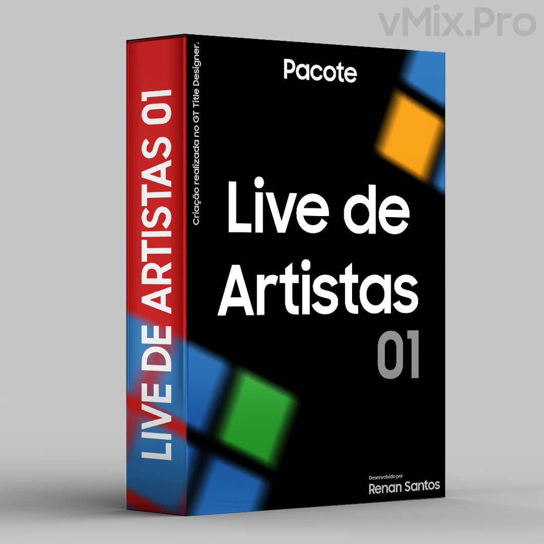 Pacote Live de Artistas 01