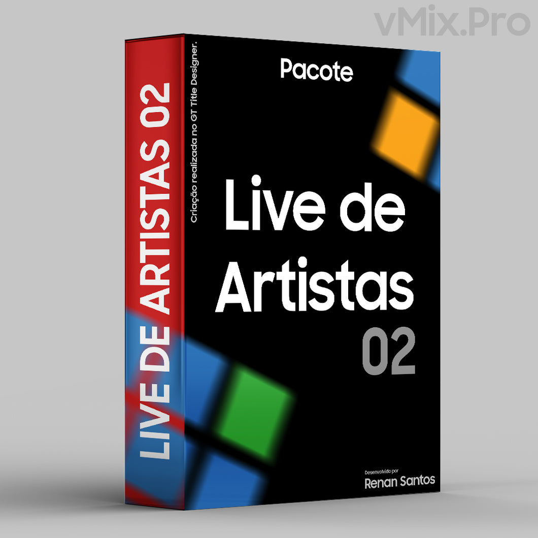 Pacote Live de Artistas 02